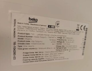 Frigorífico BEKO 1 puerta + Regalo Escurreplatos