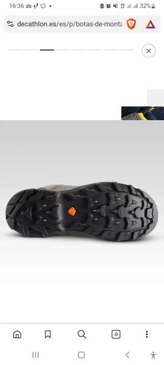 Botas montaña niño talla 34