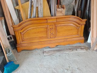 Cabecero y piecero de madera