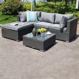 SOFA MODULAR PARA JARDINES Y TERRAZAS MAS MESA