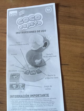 Juego de mesa Coco Repeto