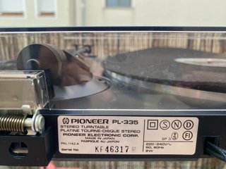 Tocadiscos Pioneer PL-335 (FUNCIONANDO)