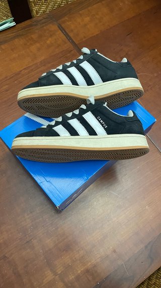 Zapatillas Adidas Campus Negras Blancas