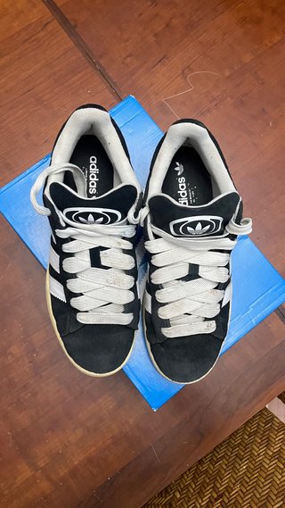 Zapatillas Adidas Campus Negras Blancas