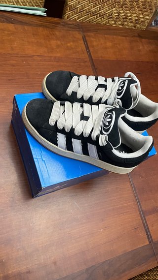 Zapatillas Adidas Campus Negras Blancas