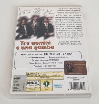 Tre uomini e una gamba DVD Film Aldo Giovanni Giac