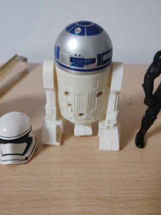 Lote Figuras Star Wars: R2-D2, Vader, Stormtrooper