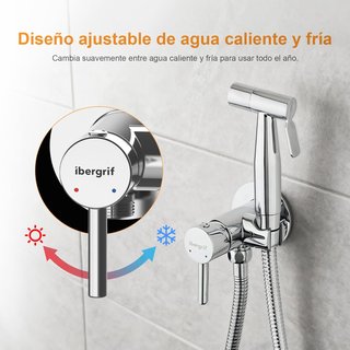 Mezclador de inodoro y bidé Ibergrif M22004