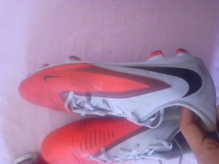 Botas de fútbol Nike naranjas