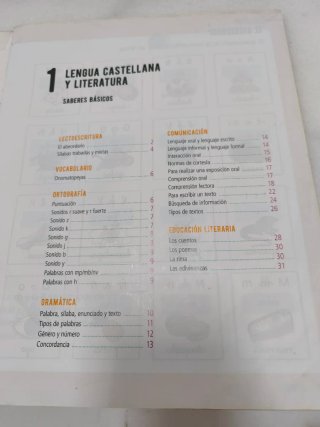 Saberes básicos. Lengua Castellana y Literatura.