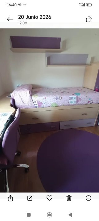 Dormitorio juvenil completo