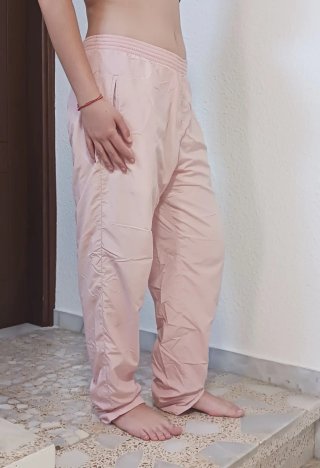 Pantalón Deportivo Nylon Retro 90s Rosa