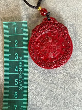 Ciondolo Zodiacale in Cinabro Rosso