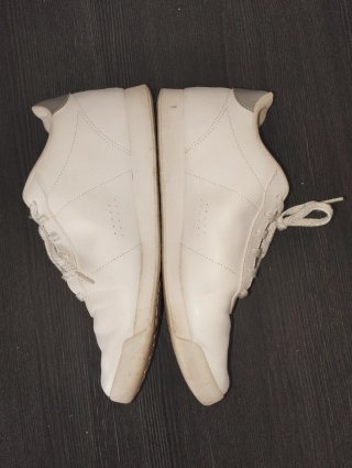 Zapatillas Reebok Mujer Blancas y Plateadas