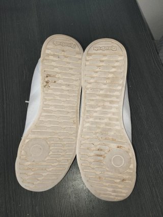 Zapatillas Reebok Mujer Blancas y Plateadas