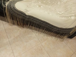 Mantón de Manila Seda Bordado a Mano