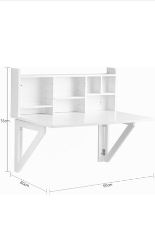 Escritorio Abatible Blanco