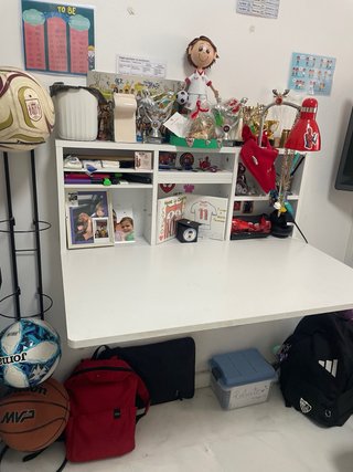 Escritorio Abatible Blanco