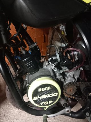 Sherco SM Top 74cc Negro/Amarillo