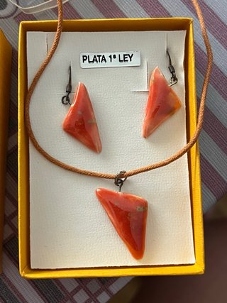 Conjunto Pendientes y Colgantes Hechos a Mano
