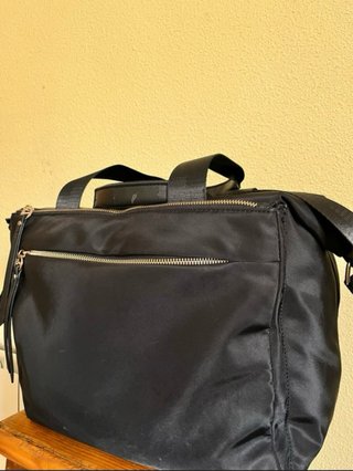 Bolso de viaje negro Parfois