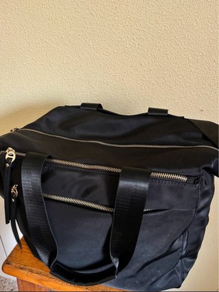 Bolso de viaje negro Parfois