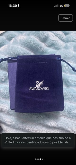 Anillo Swarovski Plata