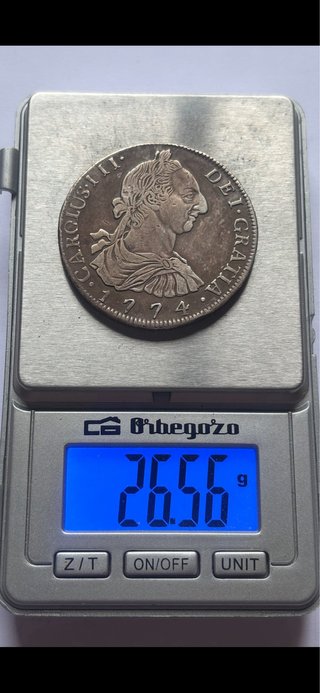 8 Reales 1774 (MBC+) Potosi Carlos III