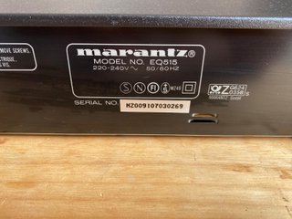 Marantz EQ515 Ecualizador Gráfico (FUNCIONANDO)