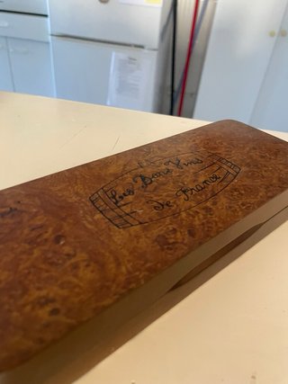 Estuche Madera Set Vino Degustación Vintage