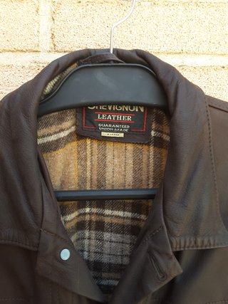 Cazadora Piel Chevignon Marrón