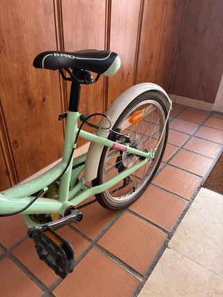 Bicicleta niña mint