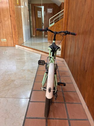 Bicicleta niña mint