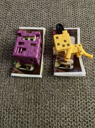 Figuras Minecraft Kinder Joy