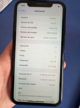 iPhone XR 128GB Negro