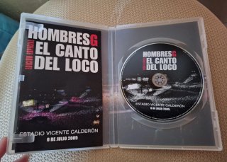 DVD Hombres G El Canto del Loco