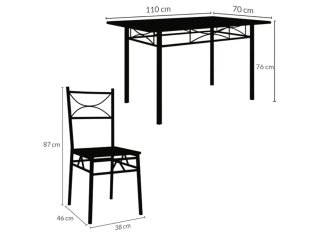Mesa de cocina con 4 sillas