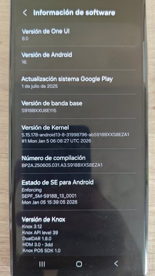 Samsung Galaxy S23 Ultra 256GB Negro