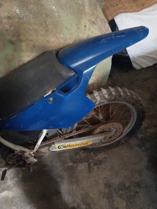 Yamaha 125 Motocross Azul " solo para circuito