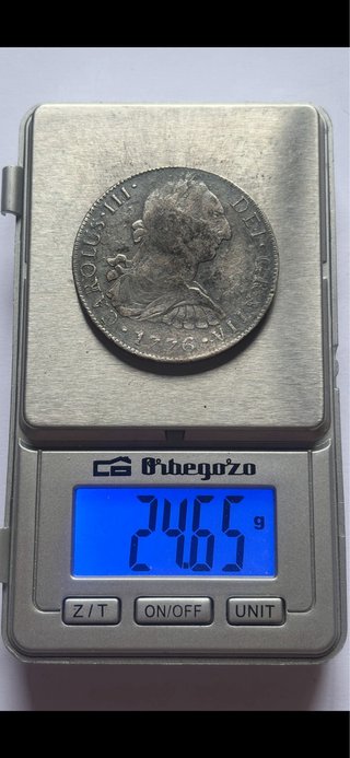 8 Reales 1776 (BC+/MBC-) Carlos III México