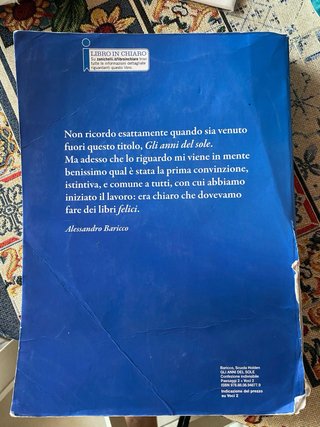 Gli anni del sole voci 2 Paesaggi 2