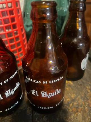 Botellines Cerveza El Águila Antiguos