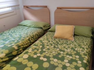 Camas gemelas 90x200cm color miel