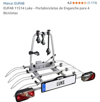 Portabicicletas Enganche de bola para 4 Bicicletas