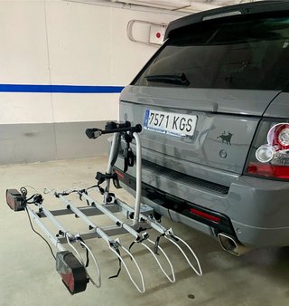 Portabicicletas Enganche de bola para 4 Bicicletas