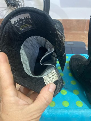 Botas de moto para  chica talla 37