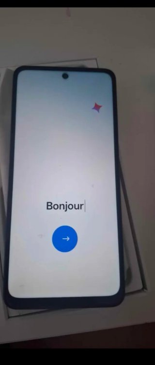 Teléfono móvil Oppo gris/azul marino
