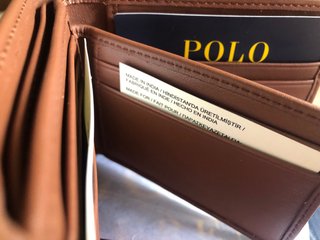 Preciosa Cartera Polo Ralph Lauren Piel Becerro