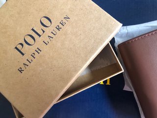 Preciosa Cartera Polo Ralph Lauren Piel Becerro