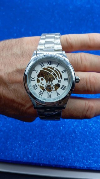 Orologio automatico scheletrato uomo